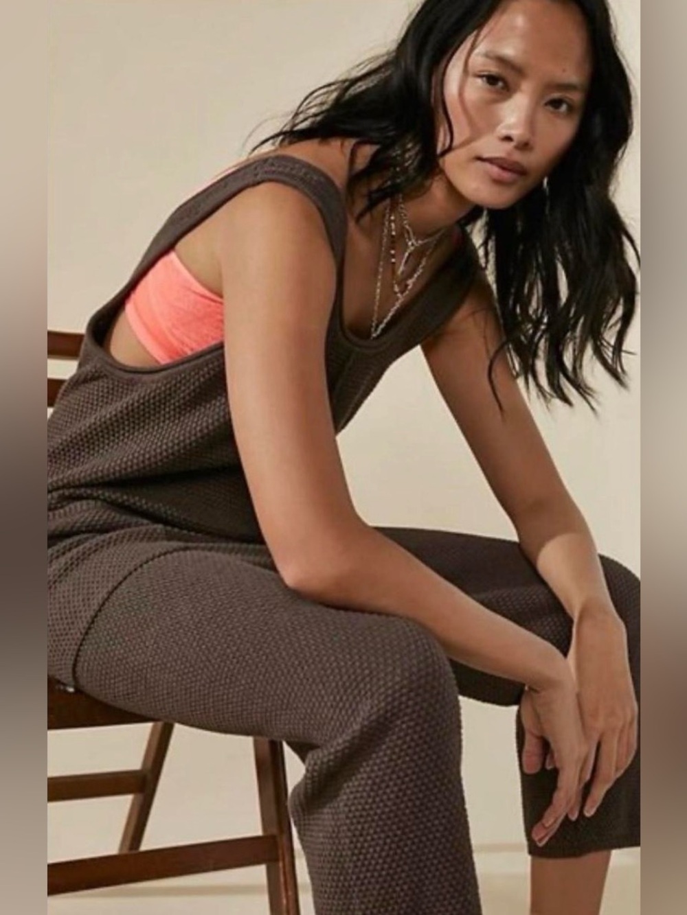 Free people Hailee jumpsuit knit